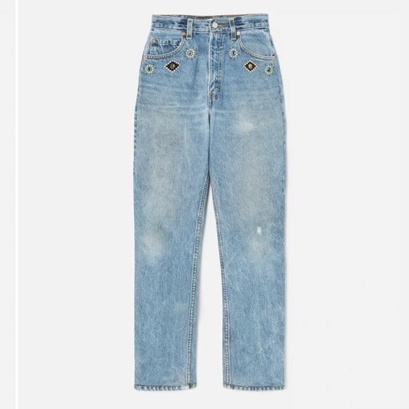 NWT RE/DONE 70s Straight Jeans - Picture 1 of 11